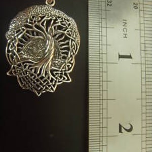 TREE OF LIFE in the beginning Pendant sterling silver image 2