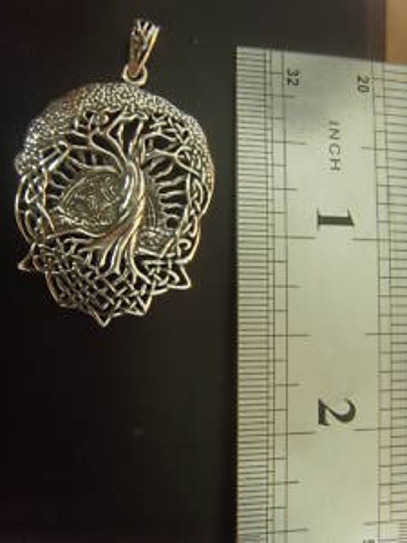 TREE OF LIFE in the beginning Pendant sterling silver image 2