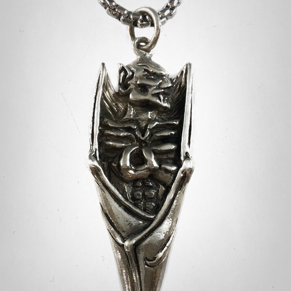 Vampire Transylvania Solid Sterling Silver 925 Pendant