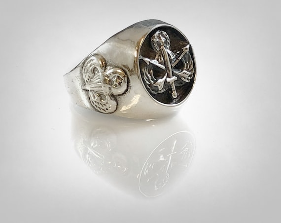 La seconde guerre mondiale US Armee parachutiste des Forces speciales bague en argent massif 925 Etsy France