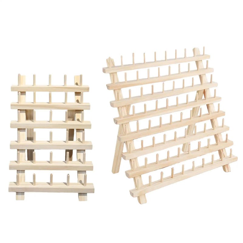 Wooden Thread Rack Stand - Etsy