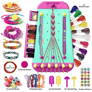 Friendship Bracelet Making Kit DIY Jewelry Craft Set for Girls String Bracelet Maker Gift