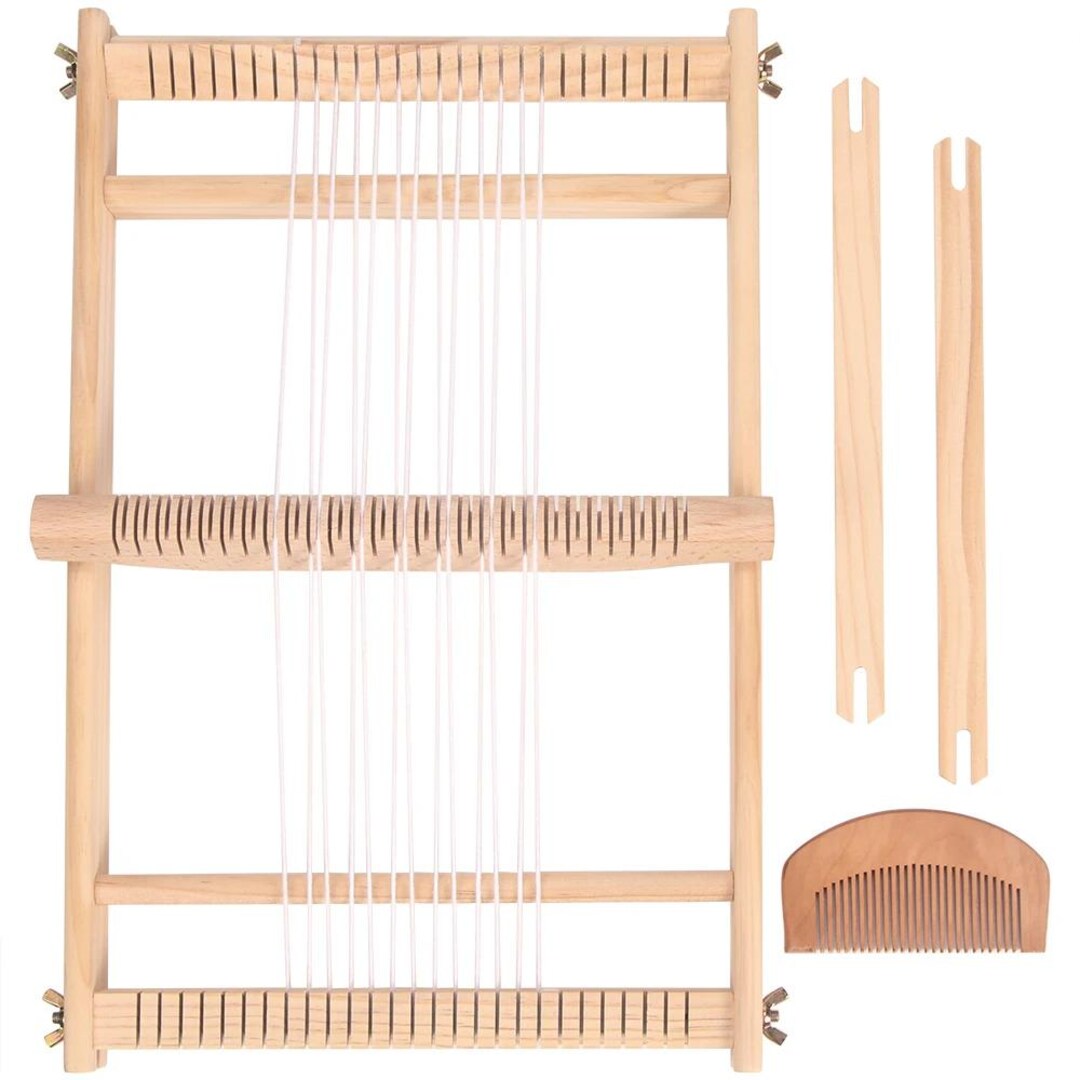 Weaving Rocking Frame Wooden Multi Craft Weaving Loom Frame With Heddle Bar - Etsy