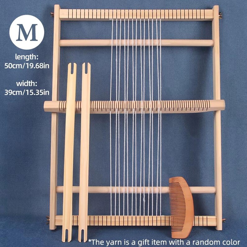 Holz-Webrahmen - Großer Multi-Craft Rahmen mit Webstab medium