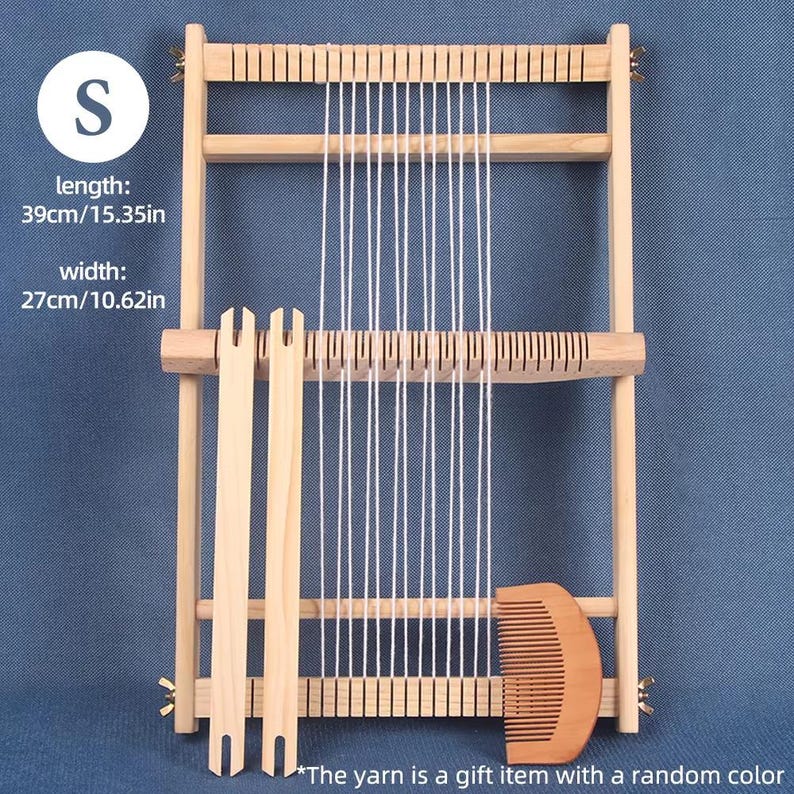 Holz-Webrahmen - Großer Multi-Craft Rahmen mit Webstab Small