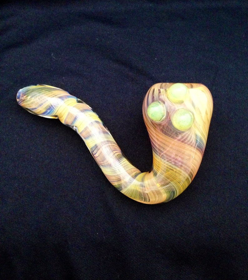 Color Changing Sherlock Hand Blown Glass Pipe Etsy