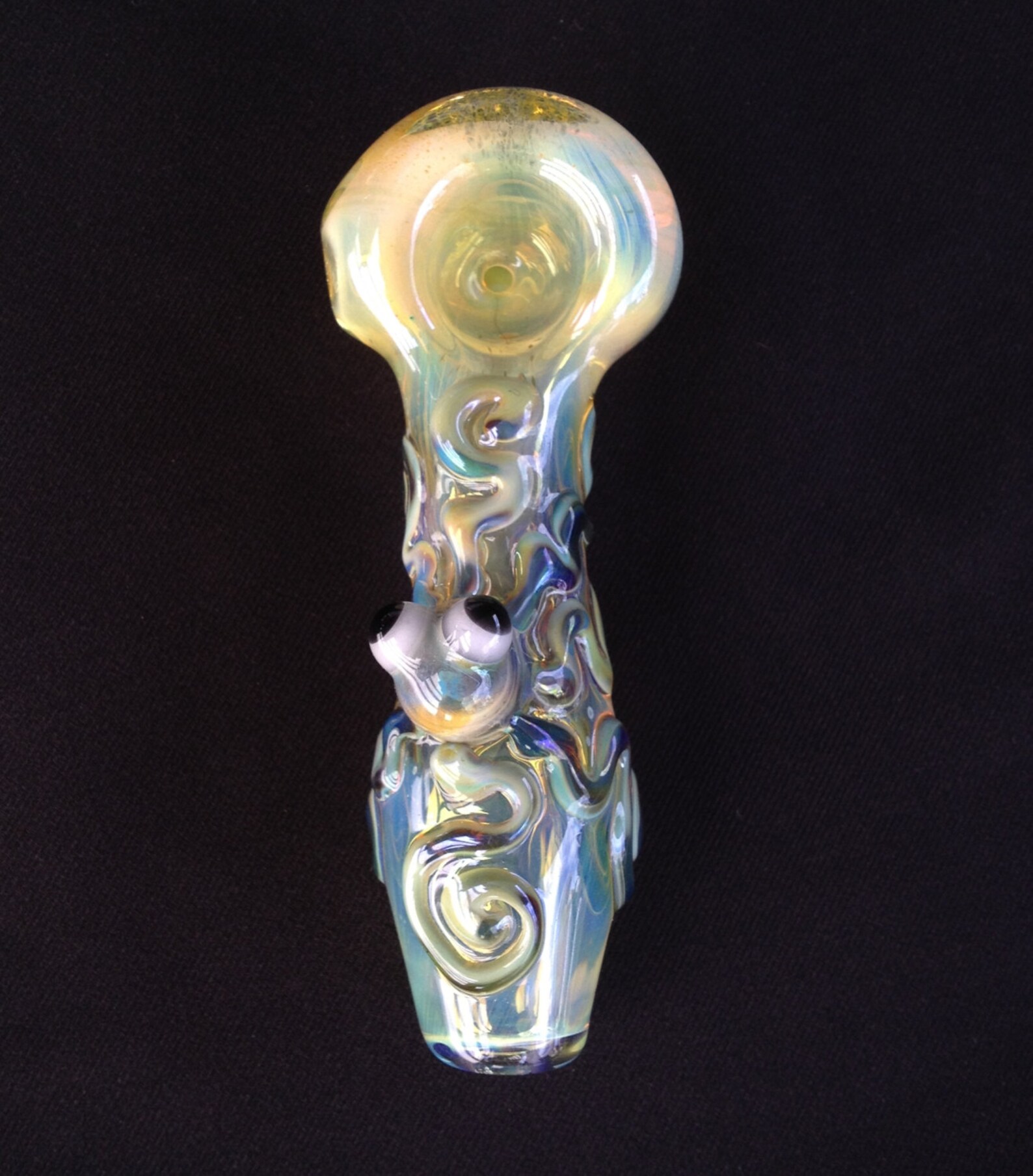 Hand Blown Glass Octopus Pipe Etsy