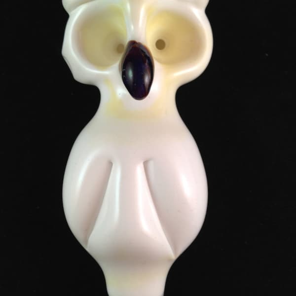 White Owl Glass Pipe