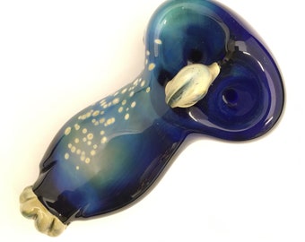 Spacey Owl Double Bowl Pipe