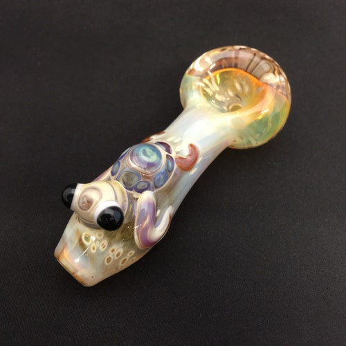 Galaxy Color Changing Space Glass Pipe Color Change Hand Etsy