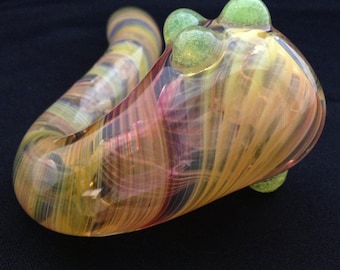 Color Changing Sherlock Hand Blown Glass Pipe