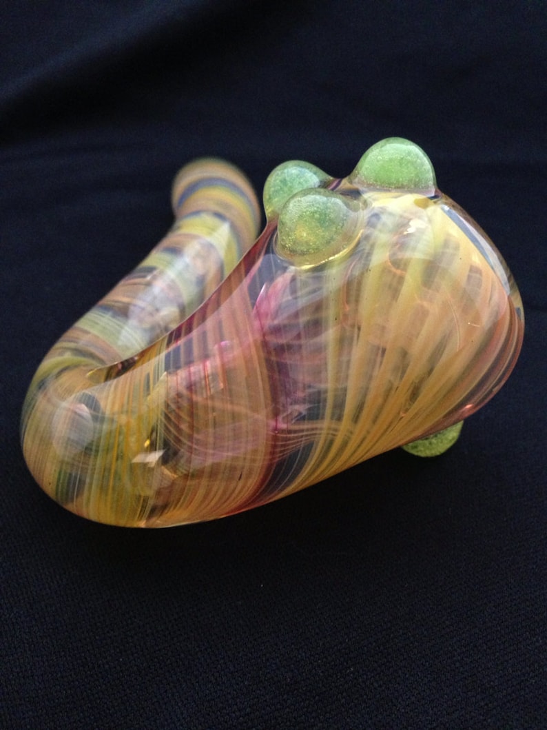 Color Changing Sherlock Hand Blown Glass Pipe Etsy