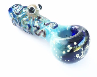 Mega Mai Tai Octopus Pipe || BoGlass Critter || Glass Pipe || Hand Blown Glass Pipe || Critter Pipes || Ocean || Sunshine || Sea Glass Pipes