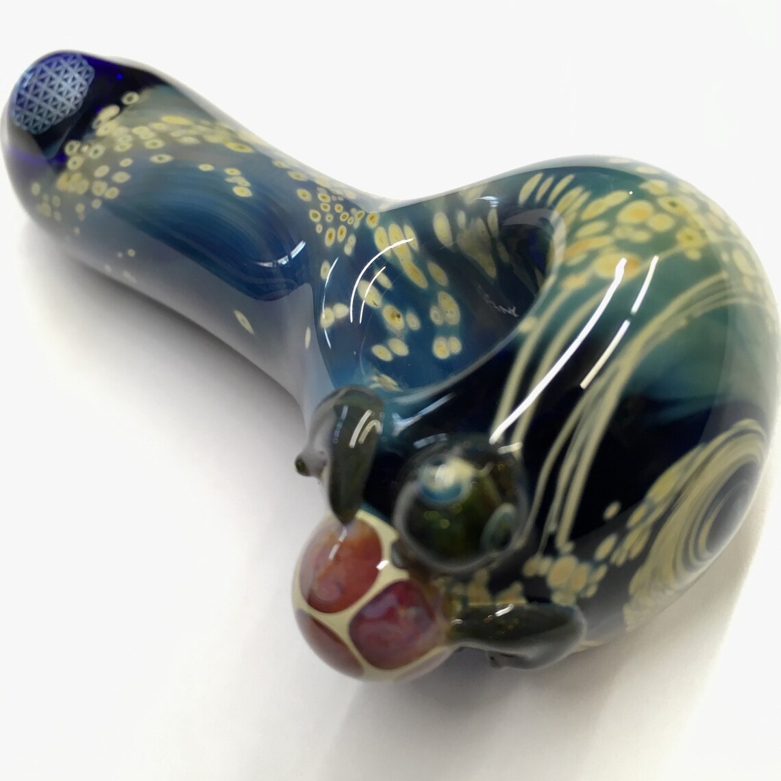 hand blown glass turtle