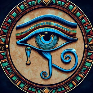 Oeil d'Horus : symbole de l'Égypte ancienne, décoration spirituelle bohème (téléchargement numérique)