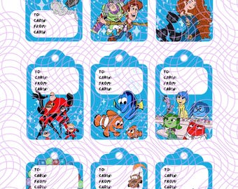 Disney Cruise-cadeaukaartje | Pixar | DCL-visverlengtags | Direct downloaden | Doe-het-zelf | Afdrukbaar