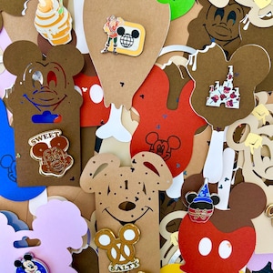 Disney Snacks Pin Backer Cards (Pack of 10) | Fish Extender Gift | Pixie Dust Gift | FE Gift | Cast Member Gift | Disney Pin Trading | WDW