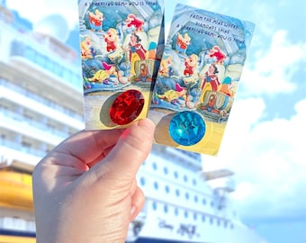 Sneeuwwitje Pixie Dust Gem-cadeau | Disney Cruise Fish Extender Surprise | Schatbedankje voor zeven dwergen