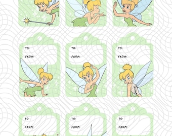 Pixie Dust Gift Tag | Disney Cruise Tag | DCL Fish Extender Tag | Instant Download | DIY | Printable | 36 Tags Included | Tinker Bell