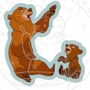 Disney Wonder of the Seas Stateroom Door Decorations | Alaska Cruise | Brother Bear Decor (Editable Canva Template, Printable Cut Outs) image 16