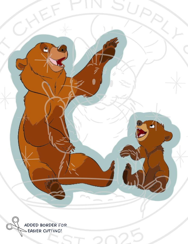 Disney Wonder of the Seas Stateroom Door Decorations | Alaska Cruise | Brother Bear Decor (Editable Canva Template, Printable Cut Outs) image 16