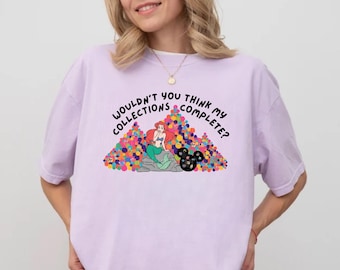 Camiseta para Troca de Pins | Camiseta Disney para Presente | Comfort Colors | Camiseta da Coleção Ariel
