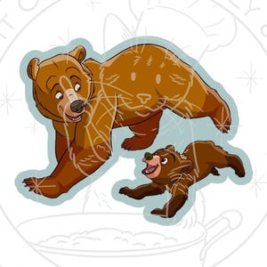 Disney Wonder of the Seas Stateroom Door Decorations | Alaska Cruise | Brother Bear Decor (Editable Canva Template, Printable Cut Outs) image 15