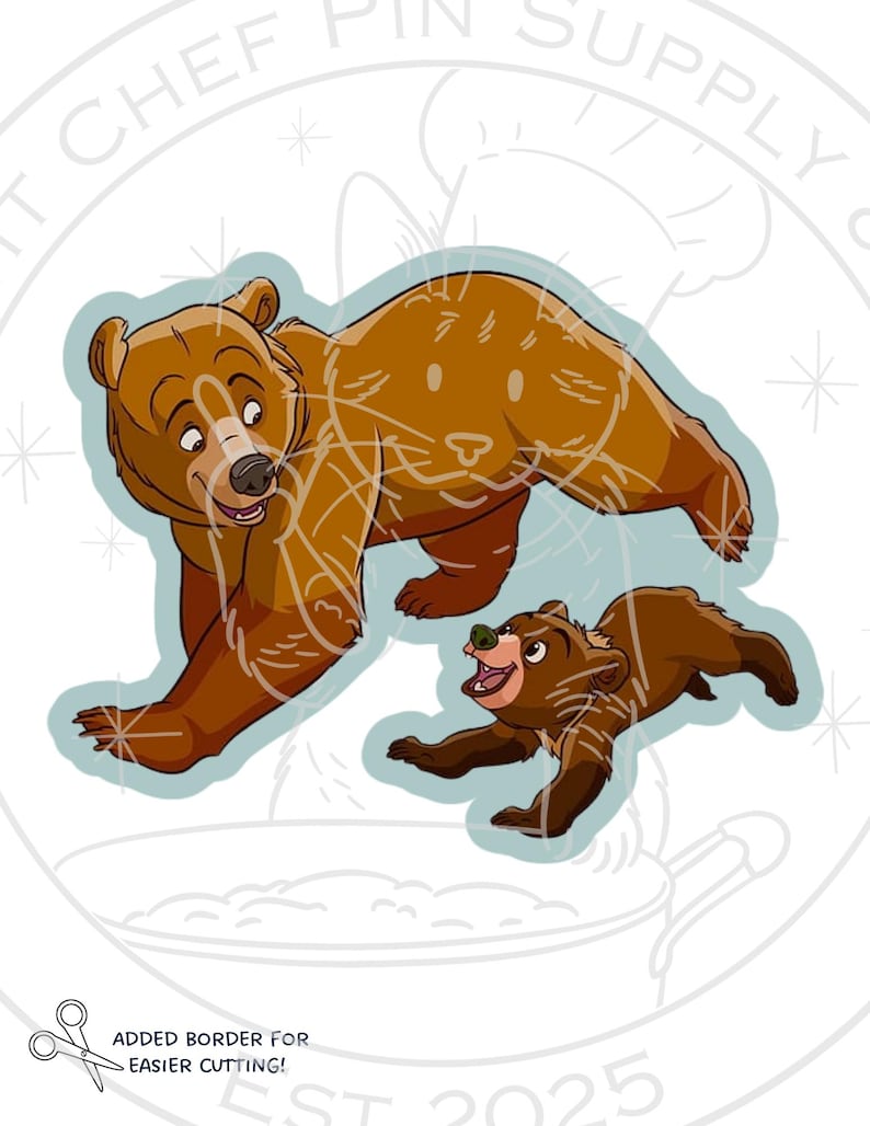 Disney Wonder of the Seas Stateroom Door Decorations | Alaska Cruise | Brother Bear Decor (Editable Canva Template, Printable Cut Outs) image 15