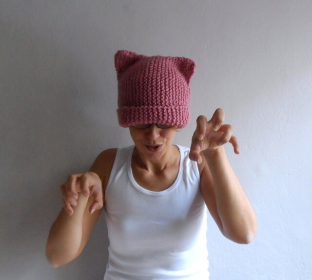 Knit Cat Ear Hat, Cat Ear Beanie, Pink Cat Hat, Cat Beanie Pink Hat, Cat Hat , Chunky Knit, Pink Pussy Hat - Etsy Knit Cat Ear Hat, Cat Ear Beanie, Pink Cat Hat, Cat Beanie Pink Hat, Cat Hat , Chunky Knit, Pink Pussy Hat - Etsy