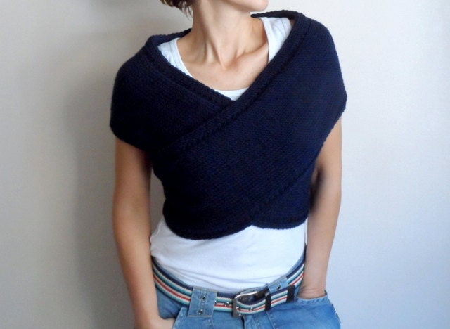 Knit Wrap Vest - Etsy