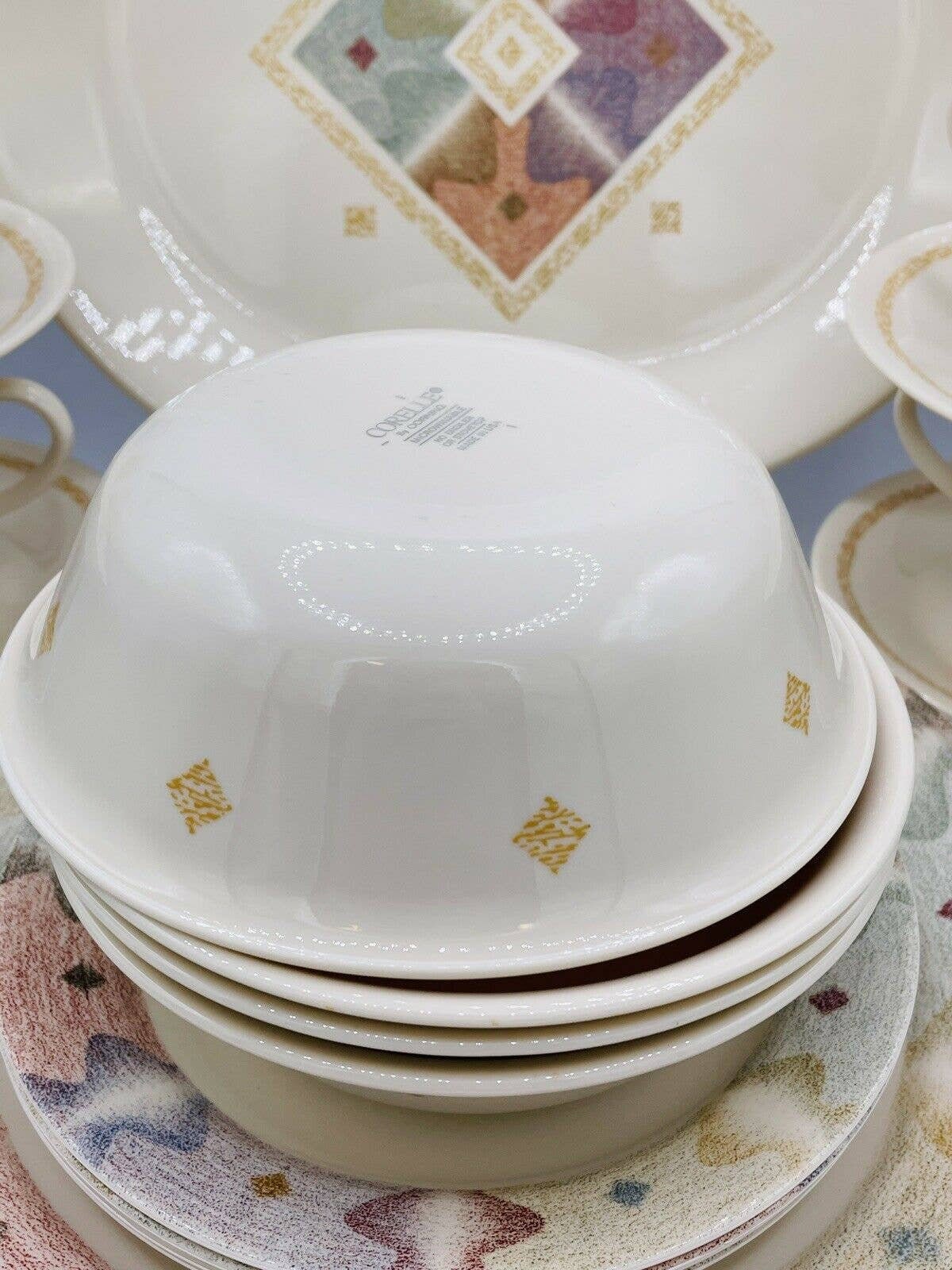 Corelle Mirage Dinnerware Set Southwestern 21pc Platter Etsy