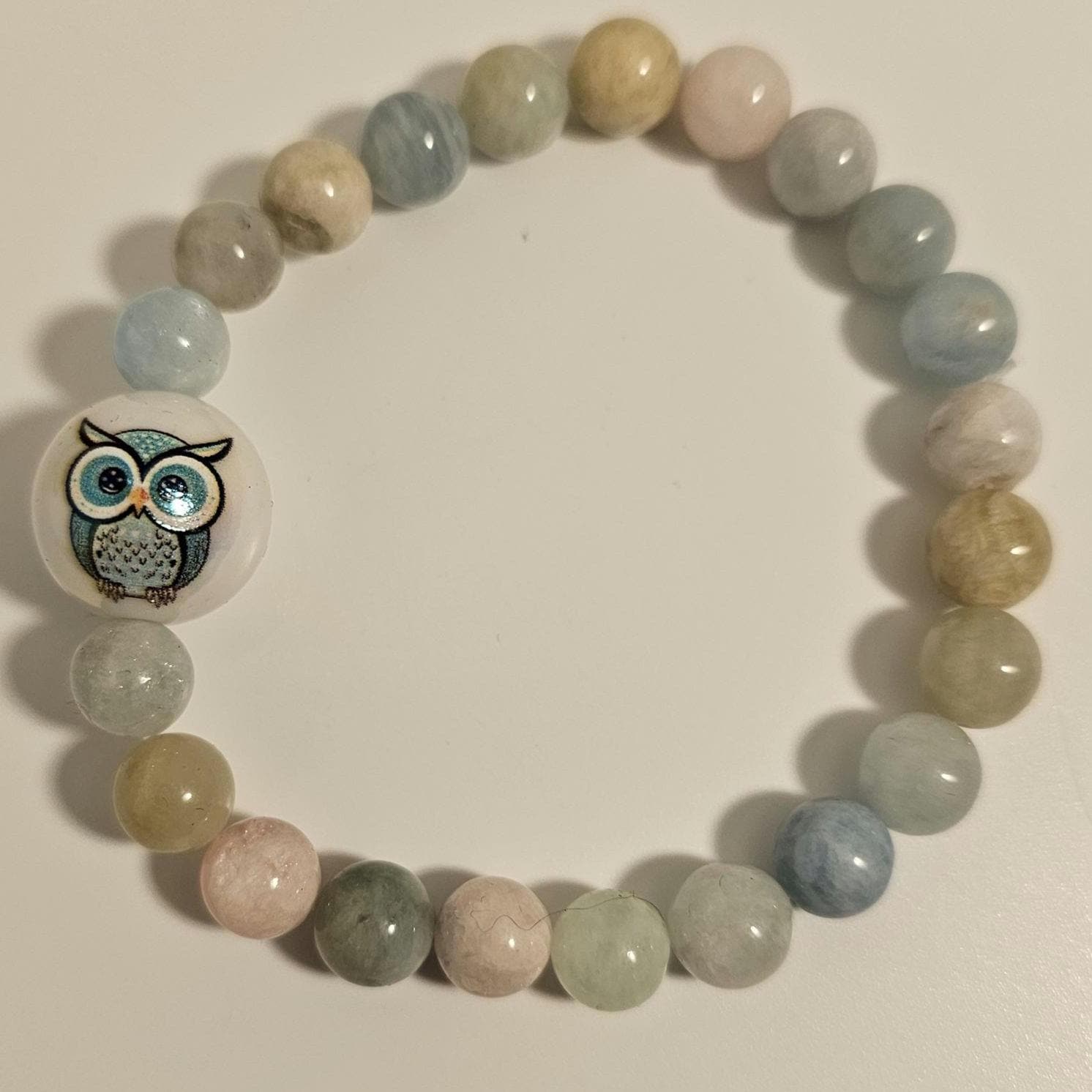 Owl Focal Beaded Bracelet.