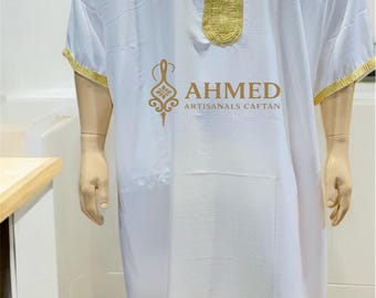 Jelaba Gandoura pour Homme – Tenue Traditionnelle Marocaine