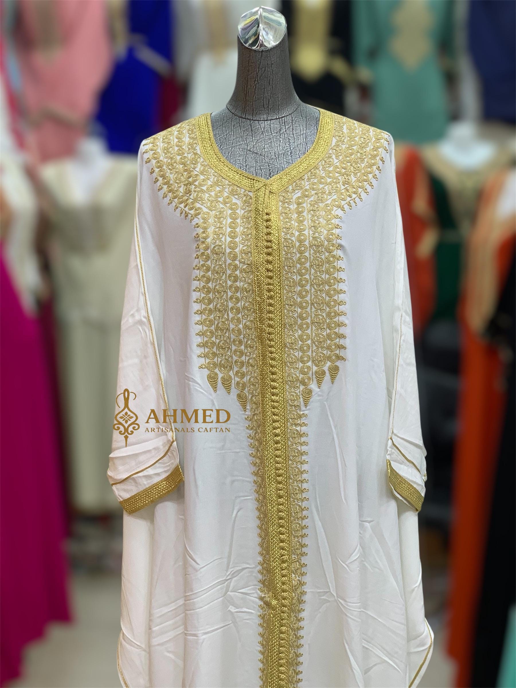 white and gold dashiki dress White and Yellow African Dashiki Shirt main image 0