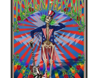 Token Rhyme-Original Darrin Brenner Art Design-Museum-Quality Matte Paper Metal Framed Poster 40x50 cm / 16x20″