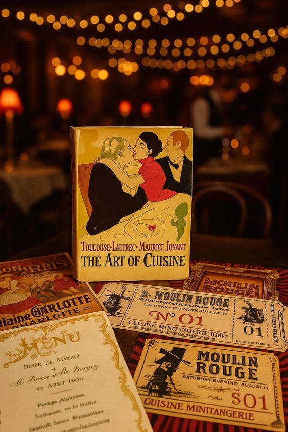 Vintage 1966 Toulouse-lautrec Cookbook – the Art of Cuisine