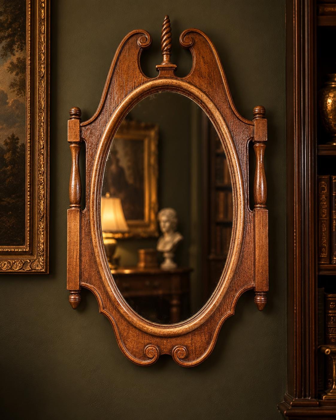 Vintage Federal Mirror - Etsy