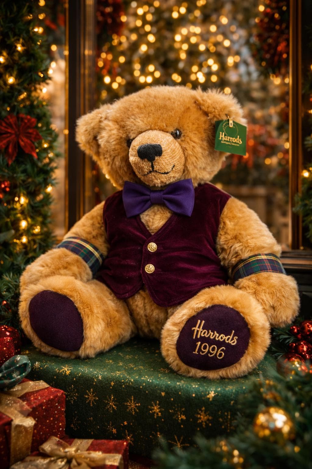 Harrods Christmas Bears - Etsy