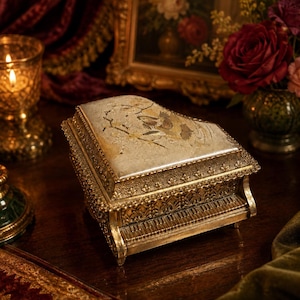 Chokin Jewellery Box - Etsy