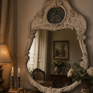 フランス vintage アンティーク♡ロココミラー Antique Rococo Mirror - Etsy