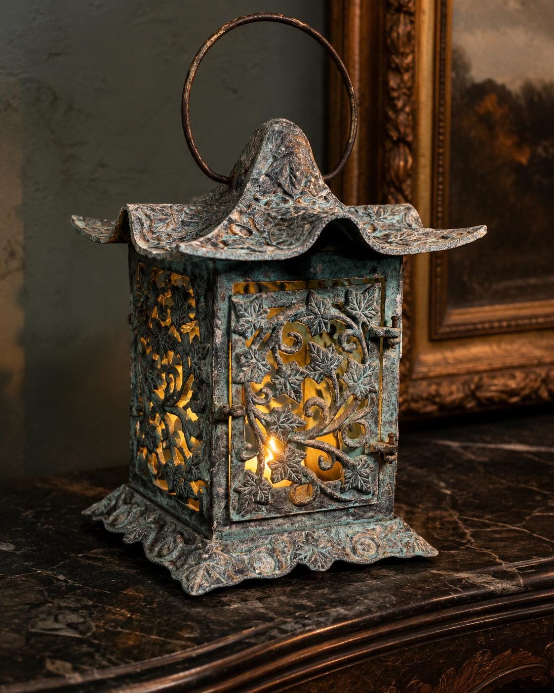 Antique Japanese Lantern - Etsy