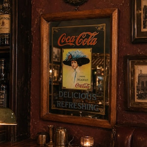 Vintage Coca Cola Mirror Sign - Etsy