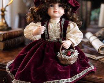 動く手と頭を持つ機械式オートマトン人形。ヴィンテージカントリー