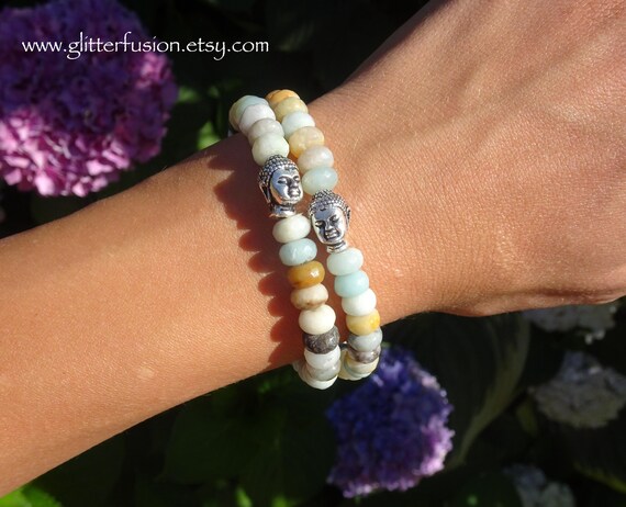 Bracciale Elastico In Pietre Naturali 8mm | Perline Di Cristallo Sintetico Per Donne E Uomini, Lunghezza 19cm