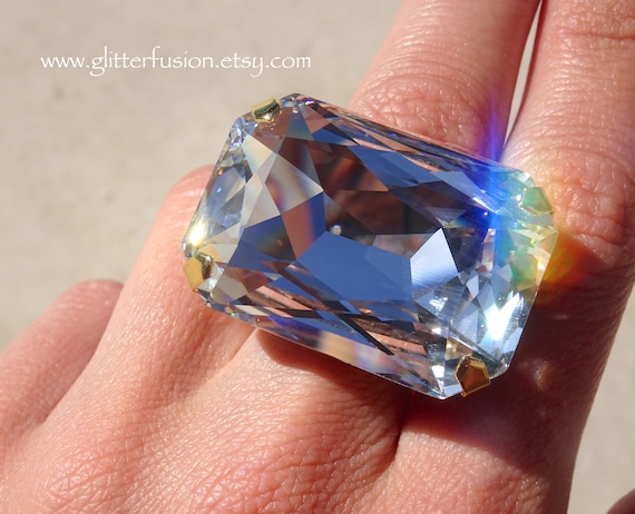Swarovski big ring best sale