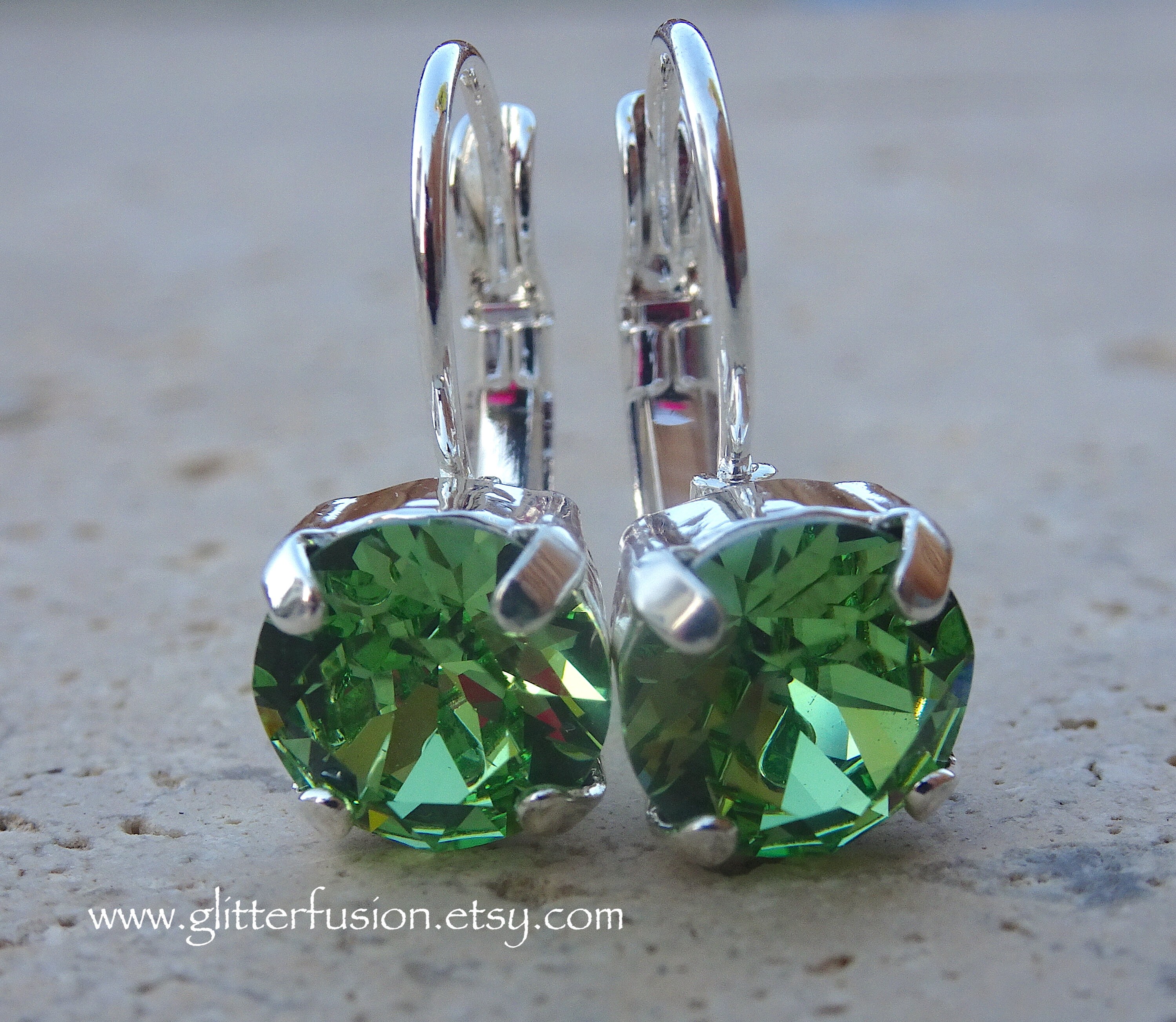 Swarovski peridot deals earrings