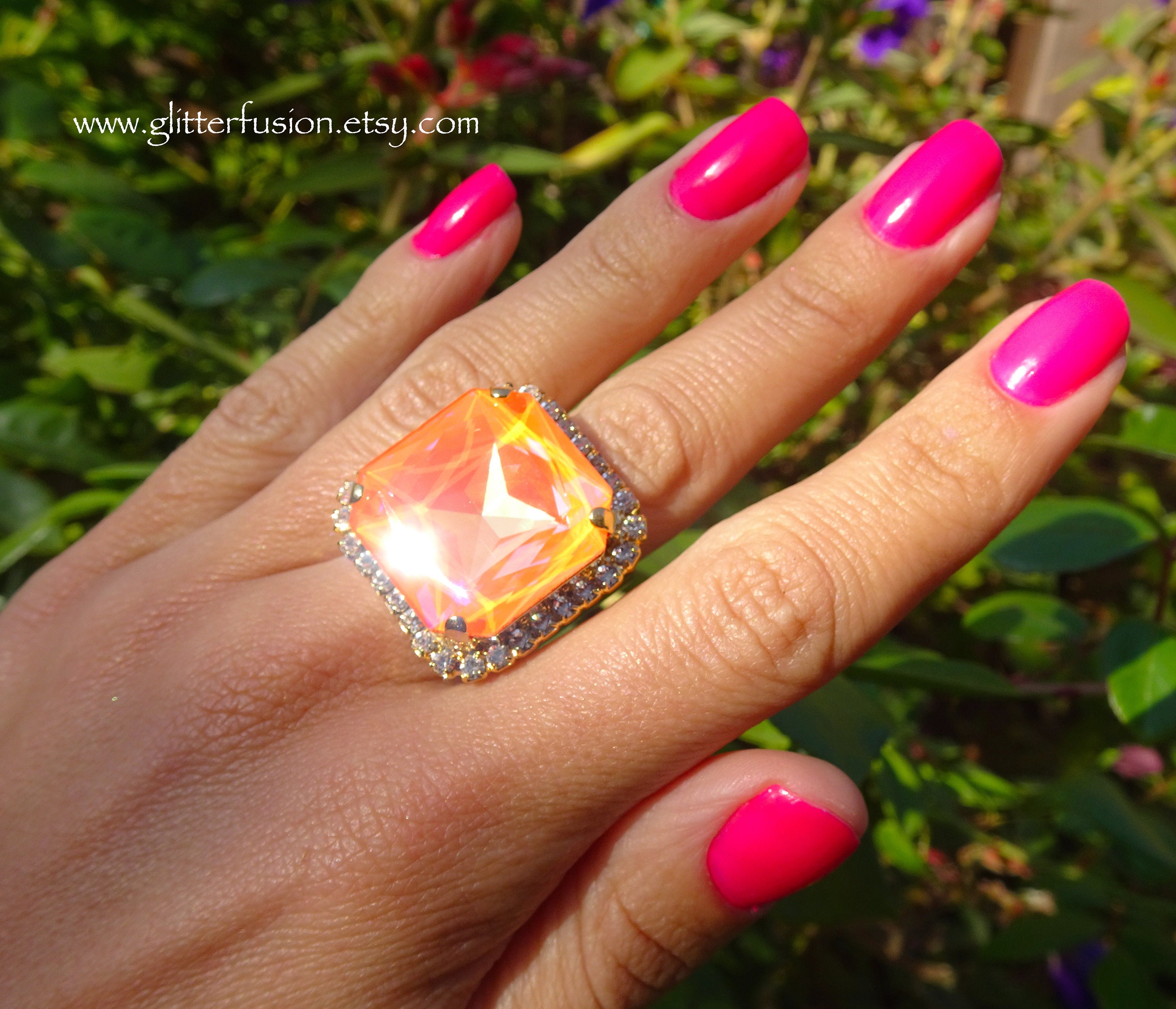 Swarovski calypso sales ring