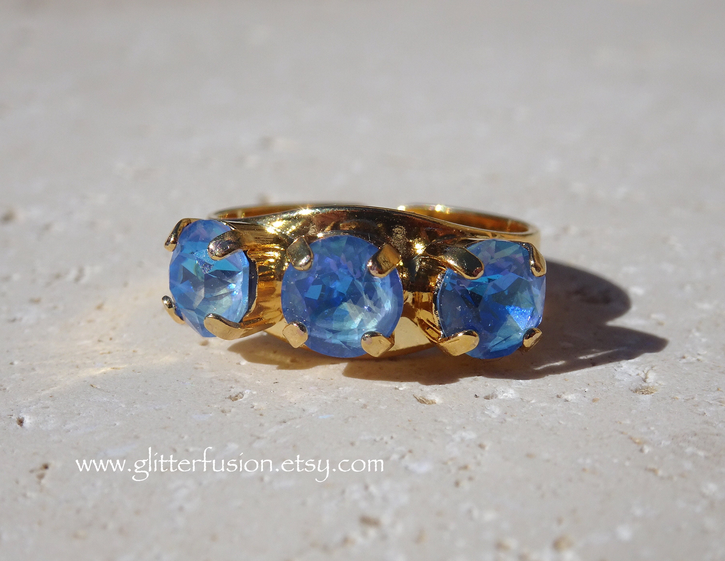 Set Anelli Boho In Cristallo Con Paillettes, Fiori E Forme Geometriche - Regolabili Per Donne