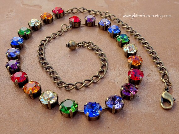 rainbow swarovski crystals