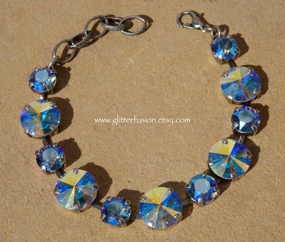 Givenchy Silver Tone Crystal Statement Flex Line Bracelet | Dillard's